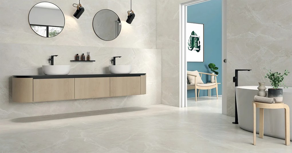Vloertegel 60x60 Cm Marmerlook Ferrolbosco Beige R70