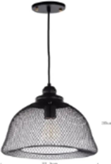 Gaaslamp Industrieel Design Hanglamp, E27 Fitting, ?32x35cm, Zwart