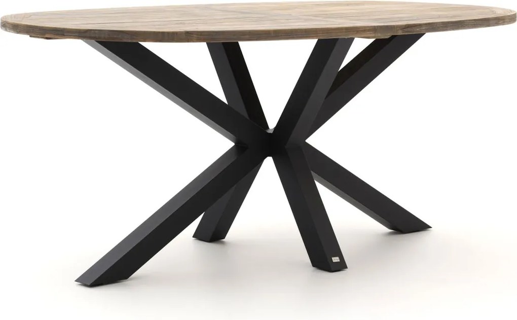 + 15% kassakorting | Tuin eettafel ROUGH | Ovaal  | Tuintafel Teakhout | 240x120cm | 6 personen | Kees Smit Tuinmeubelen