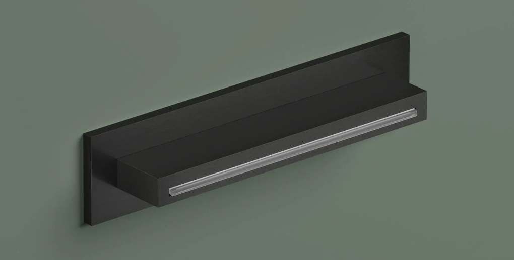 Hotbath Mate M161 waterval uitloop zwart geborsteld PVD