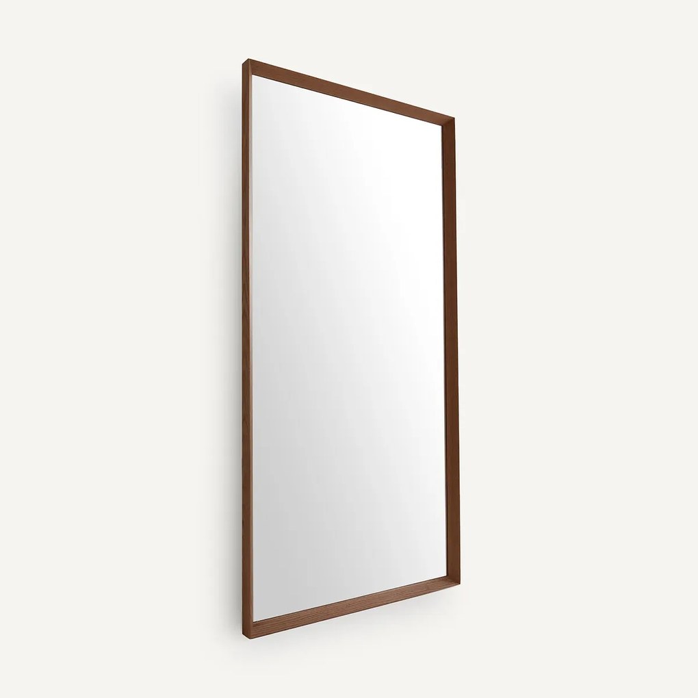 Spiegel XXL massief notenhout H200 cm, Andromède