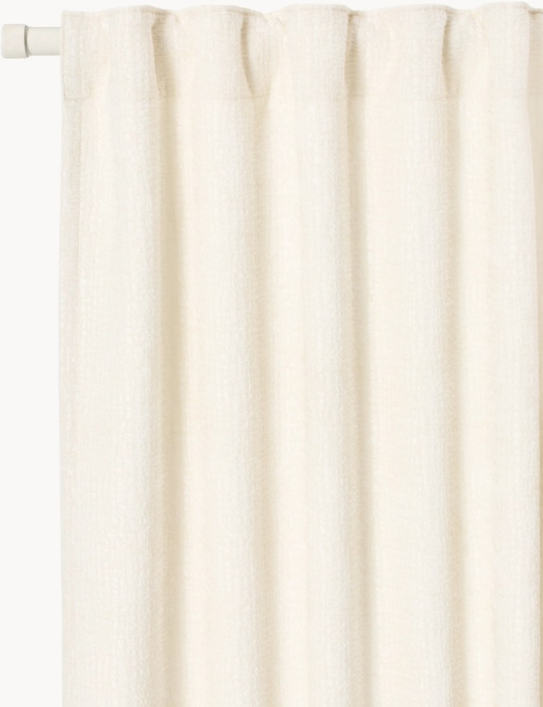 Ondoorzichtig multi-band gordijnen Karlin, 2-delig, B 135 cm