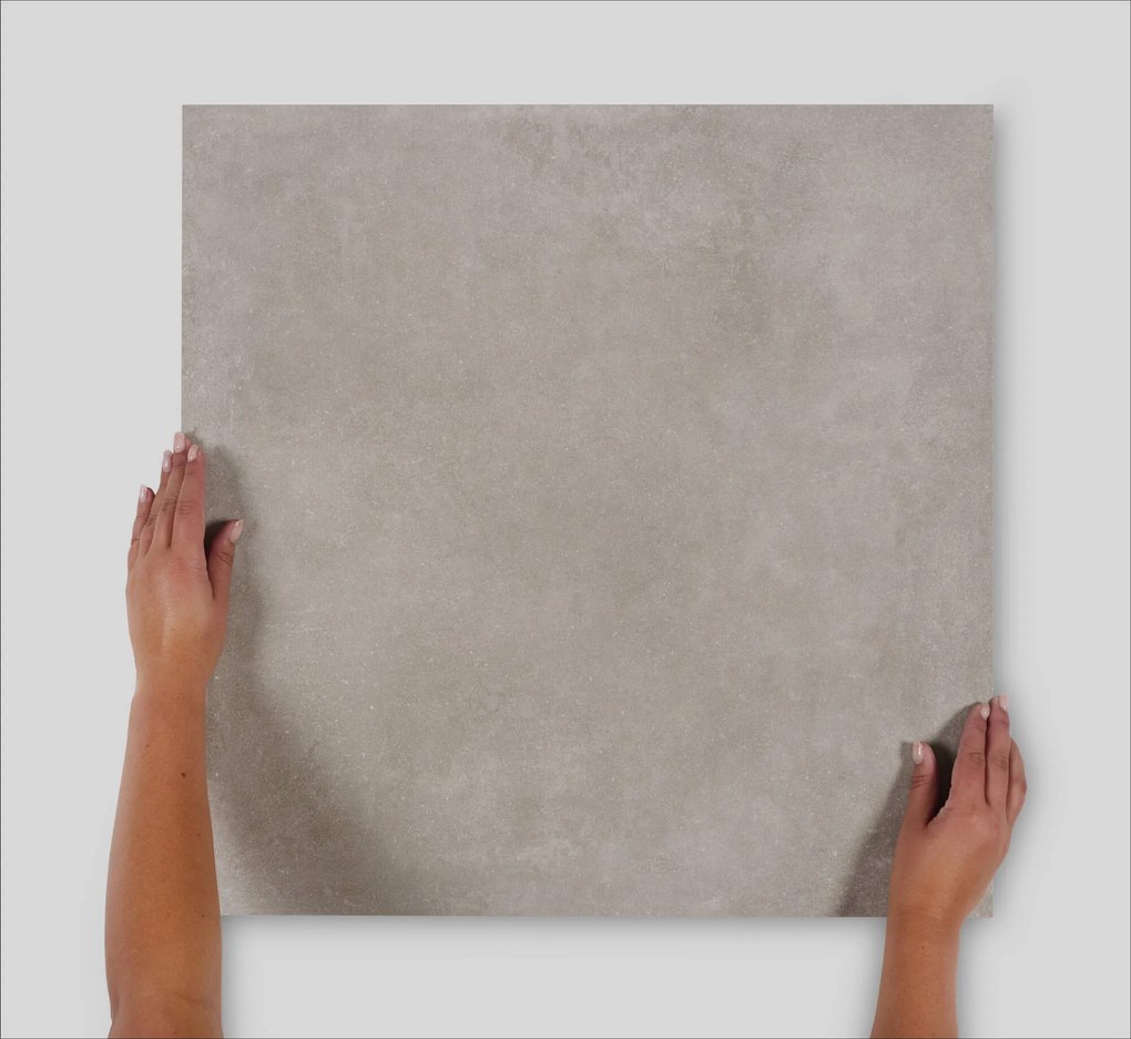 Vloer-/wandtegel betonlook Saqu Concrete Collection 60x60cm licht grijs mat gerectificeerd