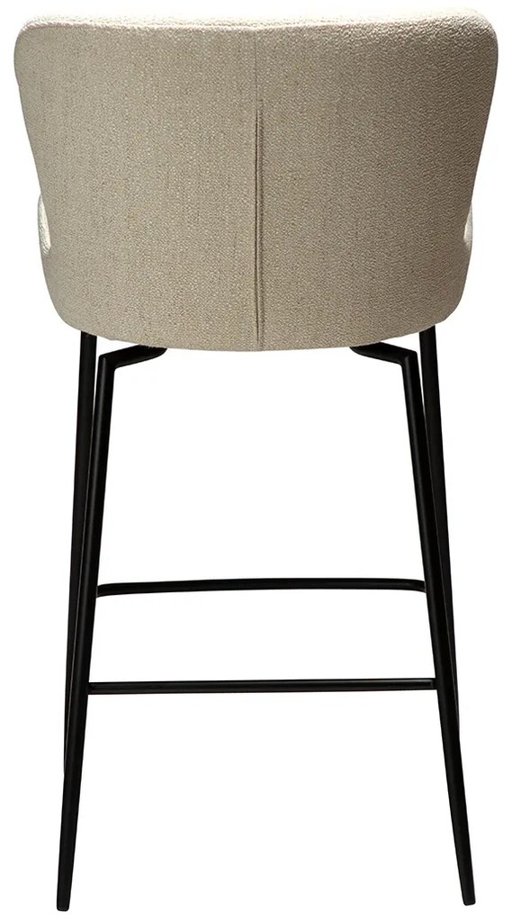 Dan-Form Glam Swivel Draaibare Barstoel Beige Boucle