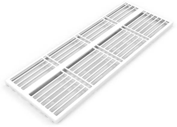 Stelrad bovenrooster voor radiator 240x16cm type 33 240x16cm Staal Wit glans R30023324