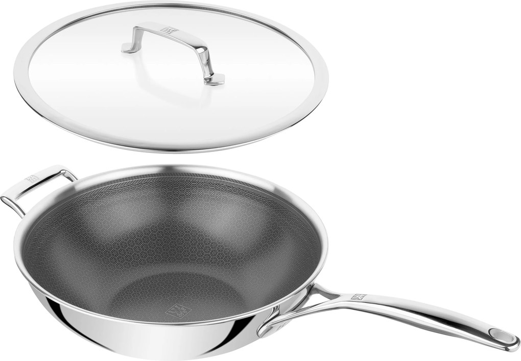 ZWILLING Peak Wok met deksel Ceraforce HyCoat 30 cm - Peak - ZWILLING