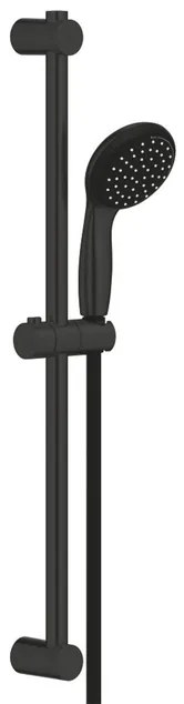 GROHE Vitalio Start 100 Glijstangset - 60cm - rond handdouche - 2 straalsoorten - gladde doucheslang - mat zwart 279482430