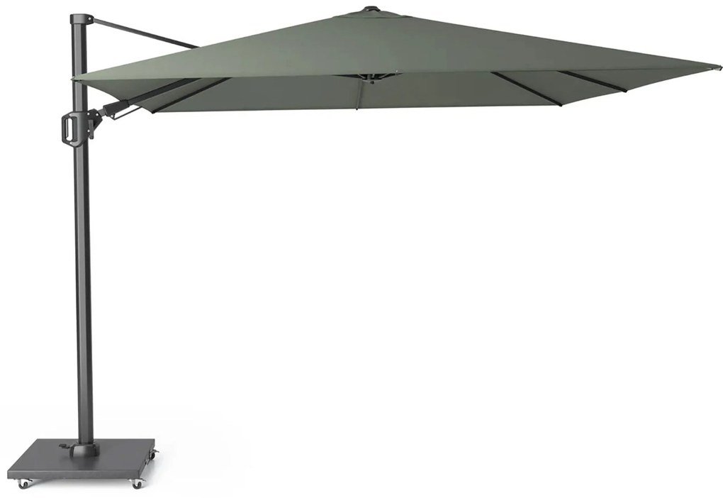 Platinum Challenger zweefparasol T² 3x3m (excl. voet) olive