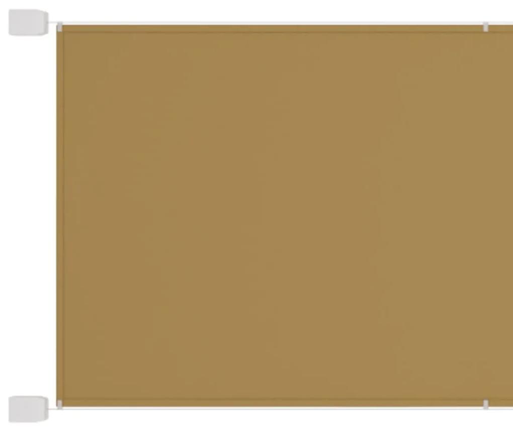 vidaXL Luifel verticaal 140x1000 cm oxford stof beige