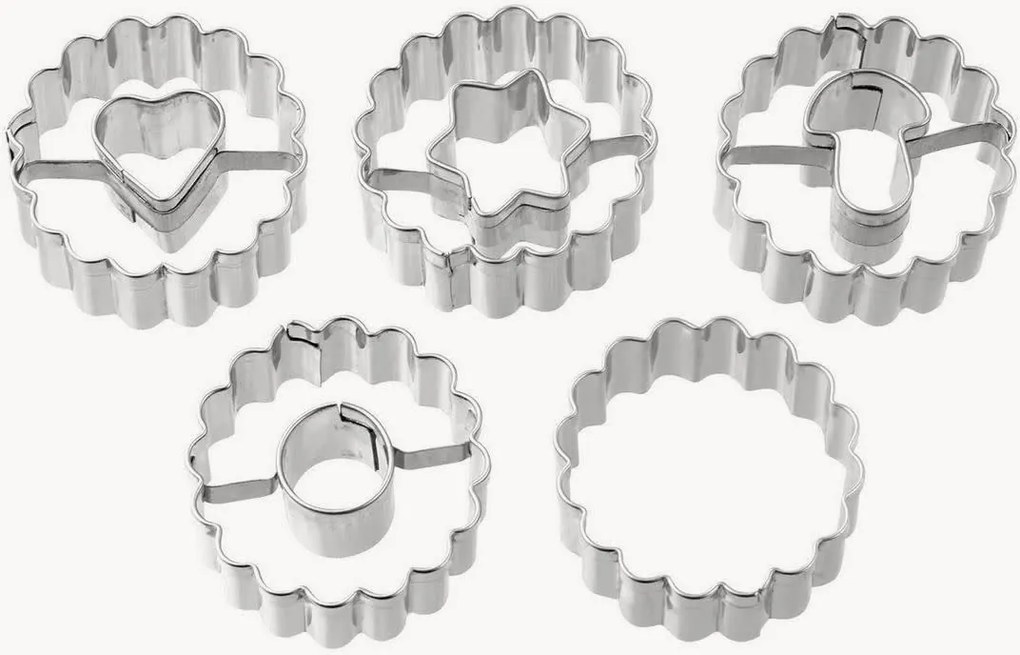 Koekjessnijder Shapes, 5-delig