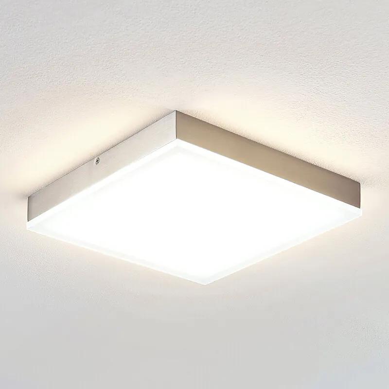 Tamito LED plafondlamp, nikkel, 25 cm - lampen-24