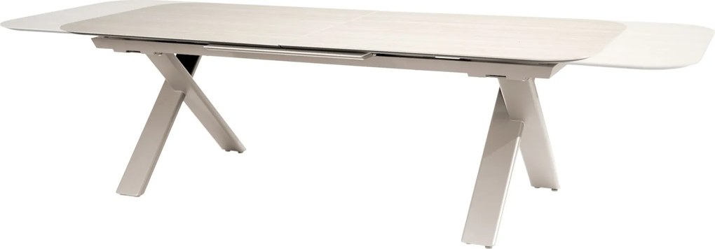 Ravi uitschuifbare dining tuintafel keramiek 240-310x105xH75 cm linen Taste 4SO