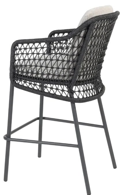4 Seasons Outdoor Tramonti barstoel antraciet SALE  Tuinstoel    antraciet weerbestendig