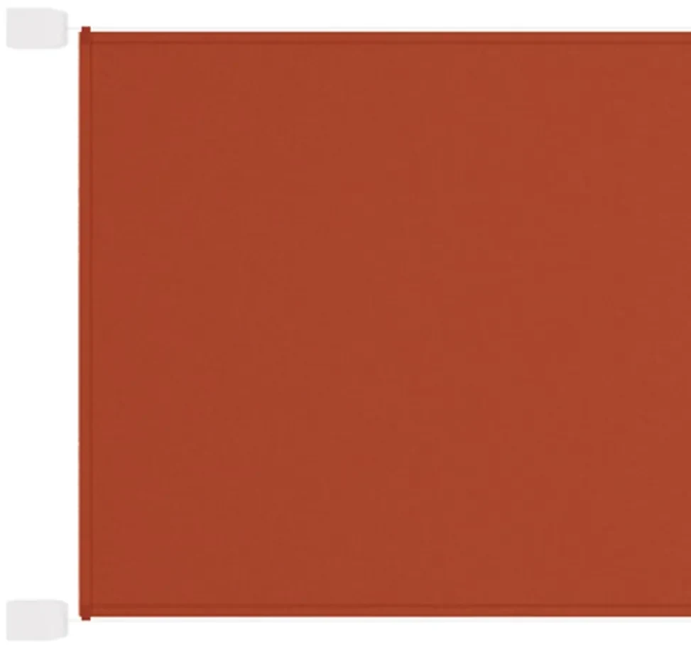 vidaXL Luifel verticaal 180x1200 cm oxford stof terracottakleurig