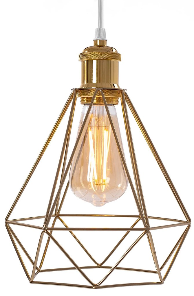 HANGLAMP DIAMOND Licht Goud 392197