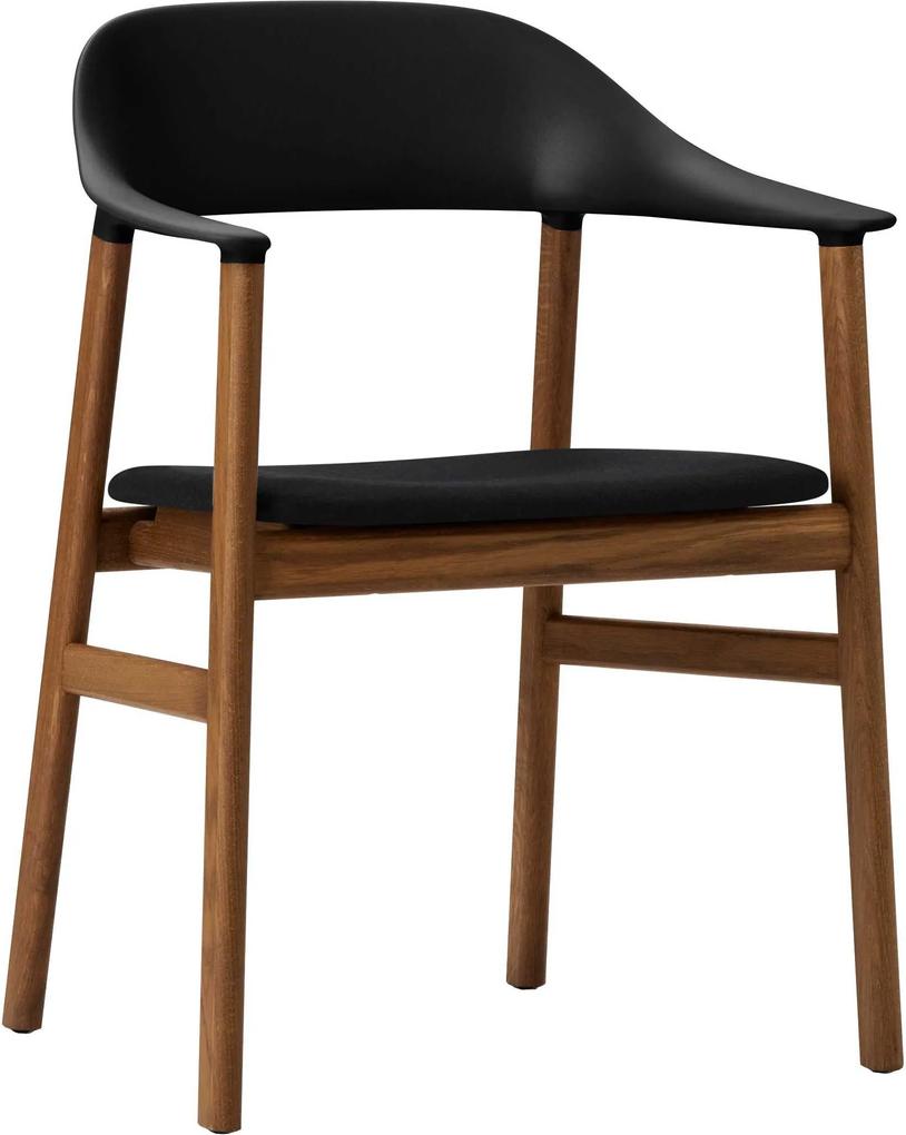 Normann Copenhagen Herit Armchair Smoked Oak stoel Synergy zwart