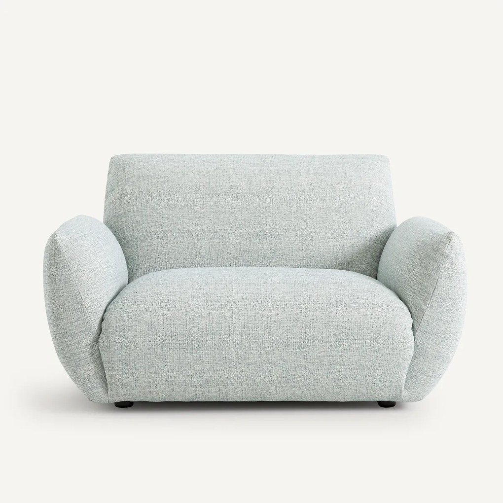 Fauteuil in canvas stof, Spogano