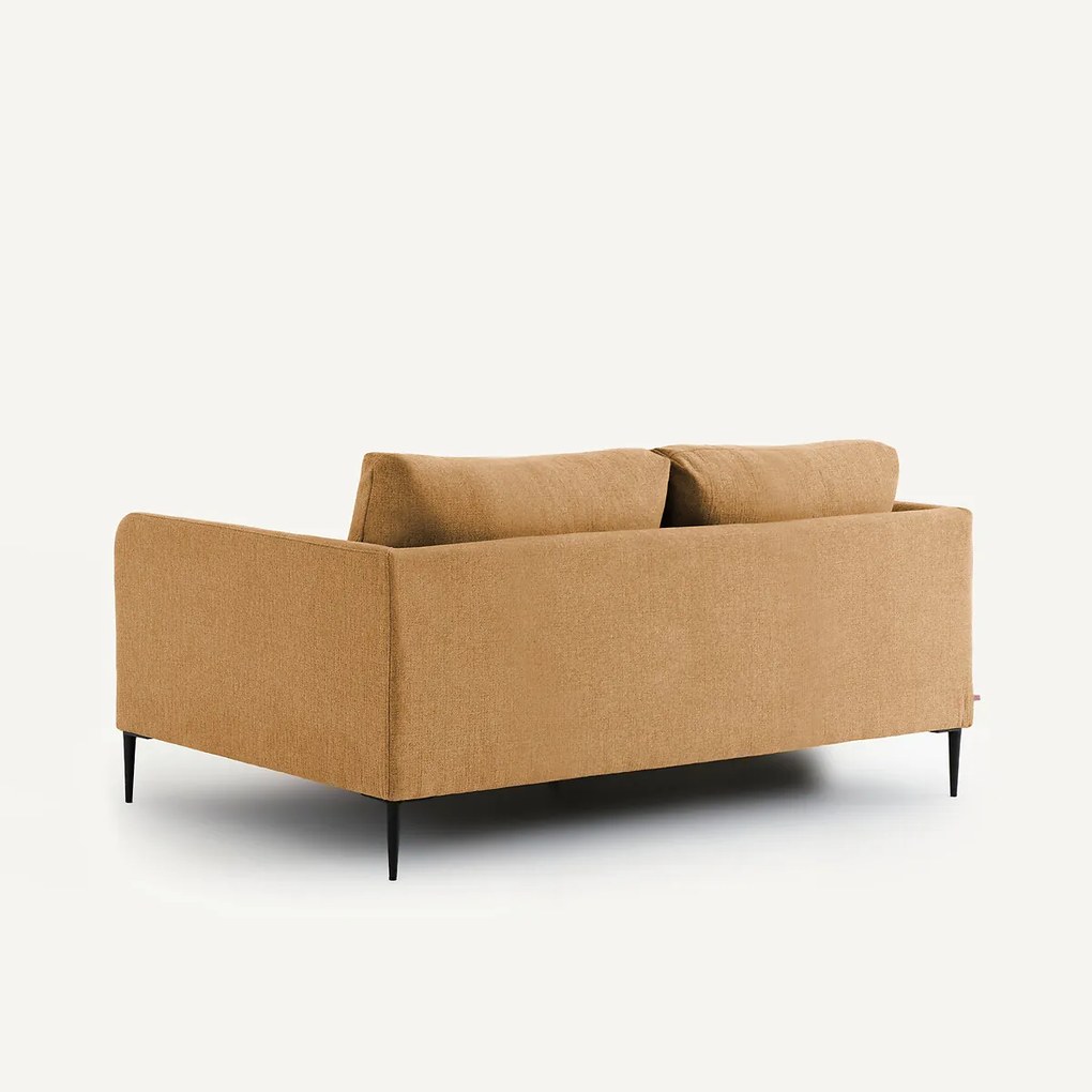 Compacte zitbank in gerecycled chenille, OSCAR, ontwerp door Emmanuel Gallina