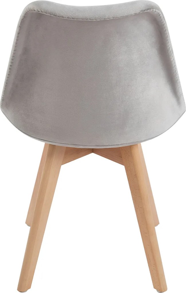 Set 4 Synk Fluwelen Stoelen