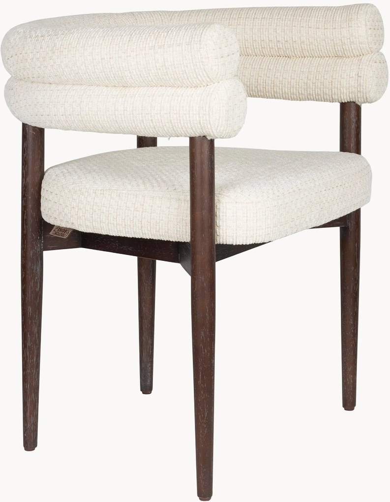 Eetkamerstoel Sela van rubberhout