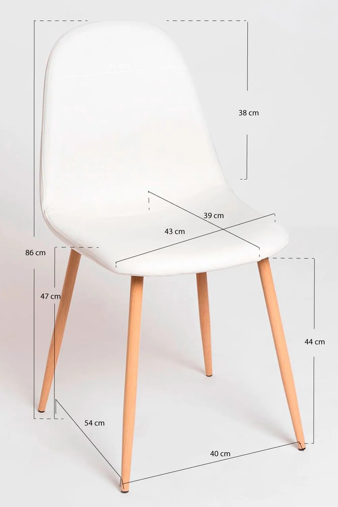 Teok Kunstlederen Stoel