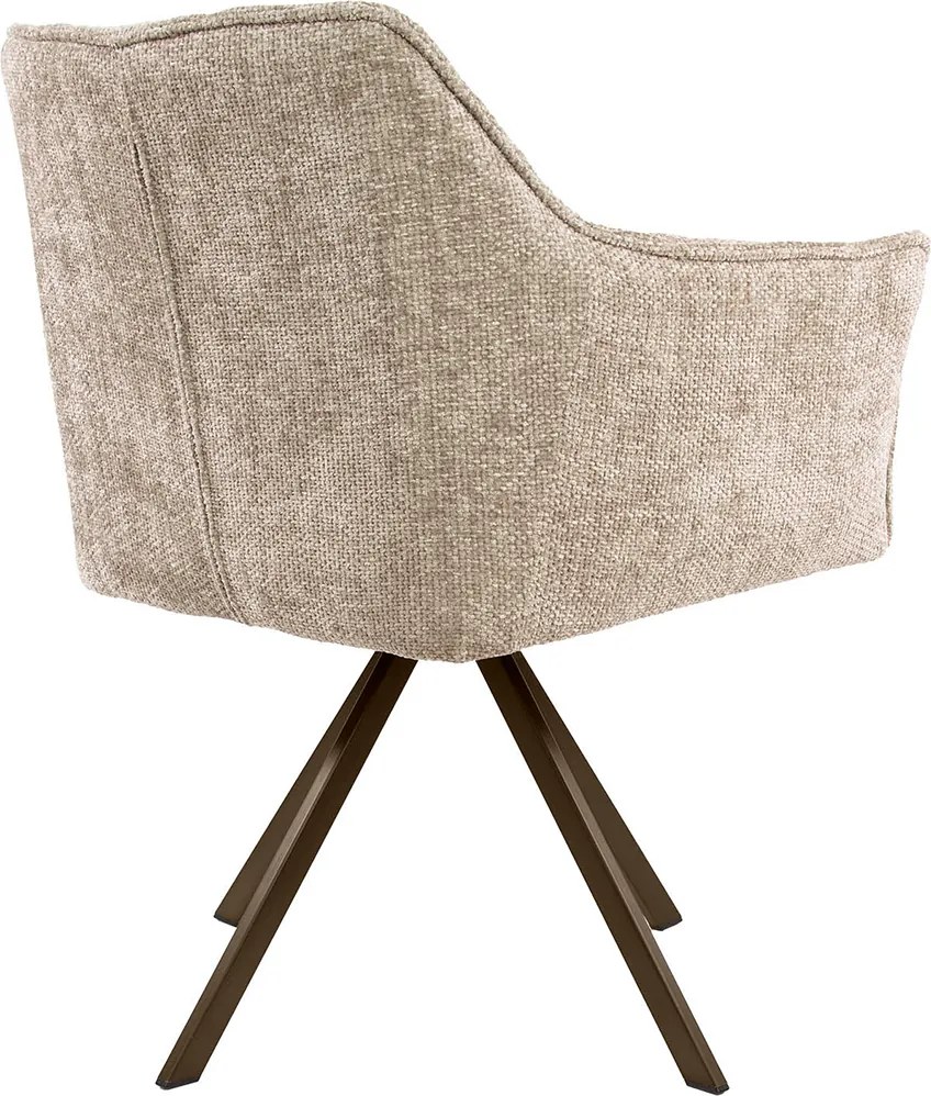 Draaibare Eetkamerstoel Zandkleur