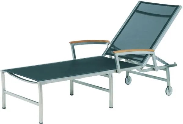 4 Seasons Outdoor | Nexxt sunbed, black  Ligbed    zwart weerbestendig