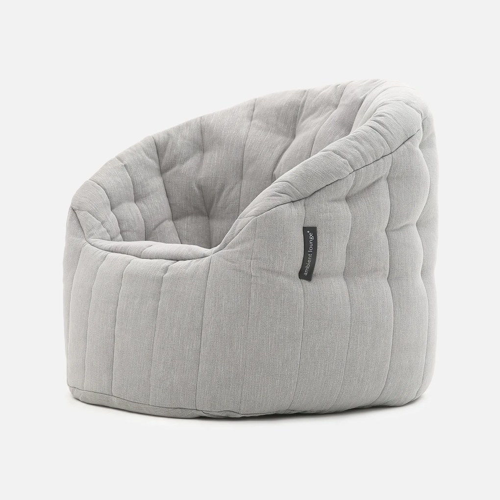 Butterfly Zitzak - Keystone Grey (Tweedekans)