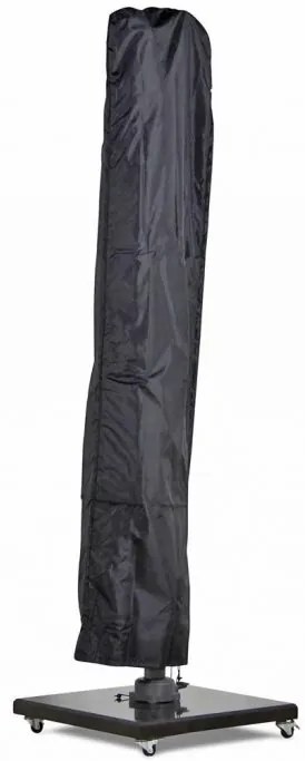 Zweefparasol  3x3mT2 premium (incl. voet en hoes) Grijs-antraciet Platinum Challenger