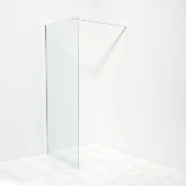 Marenza Bellini Inloopdouche - 90x200cm - helder glas - mat wit sw203908/sw295908
