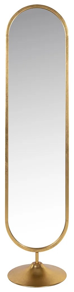 Richmond Interiors Moya Staande Spiegel Goud Ovaal - 40x115cm