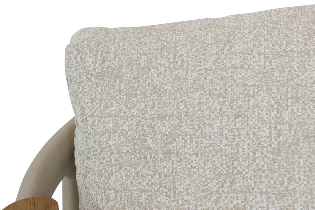 Tuinstoel stapelbaar Aluminium Taupe-naturel-bruin Santika Mind