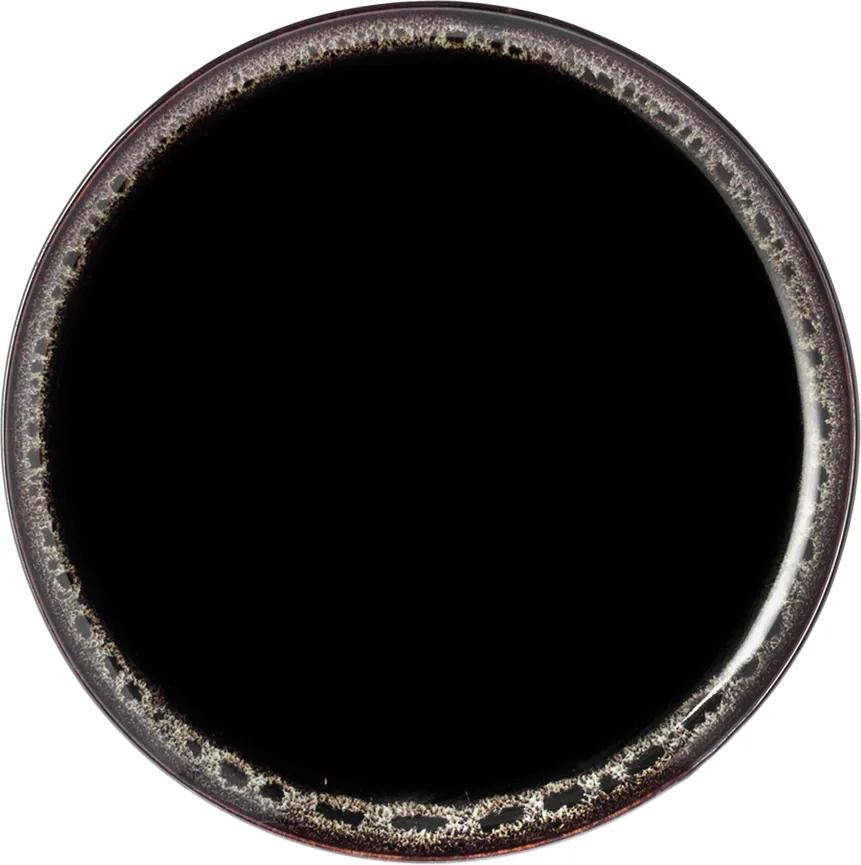 Gebaksbord Onyx zwart 16cm