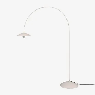 Lomira Ijzeren Vloerlamp Tapioca Beige - Sklum