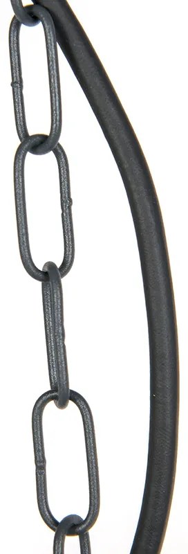 Landelijke buiten hanglamp donkergrijs IP44 - Kansas grafiet