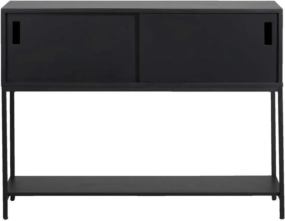 Wandmeubel Quebec - zwart - 75x100x30 cm - Leen Bakker
