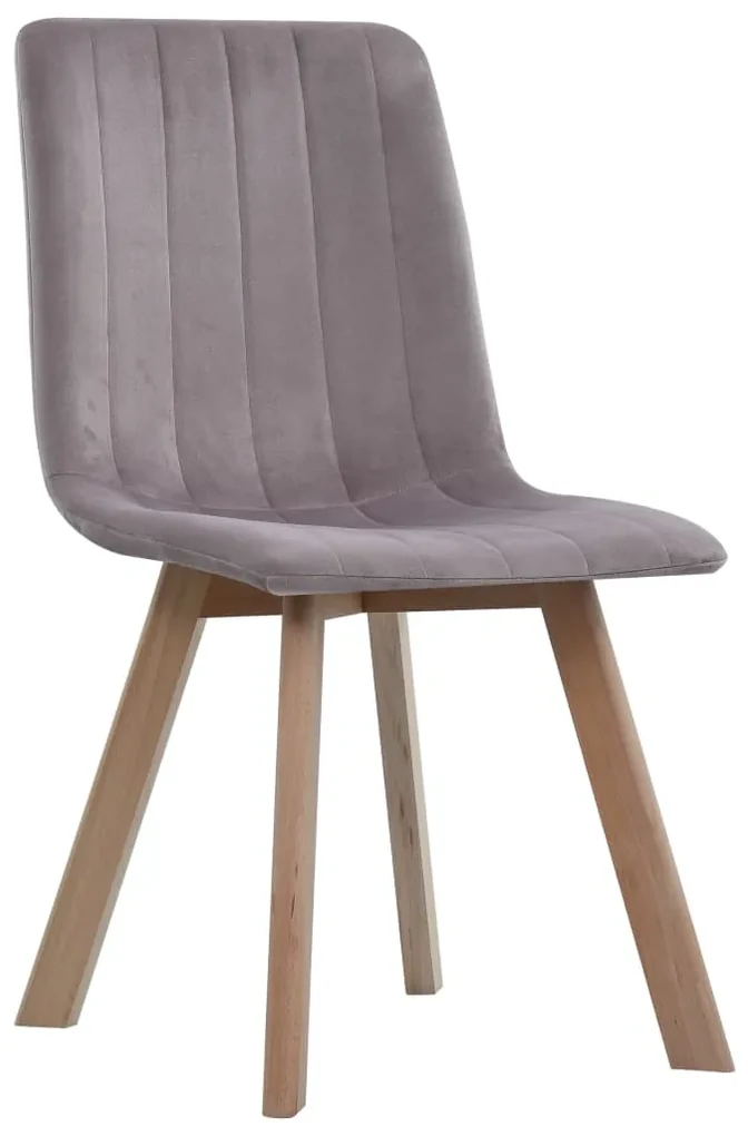 vidaXL Eetkamerstoelen 4 st fluweel roze