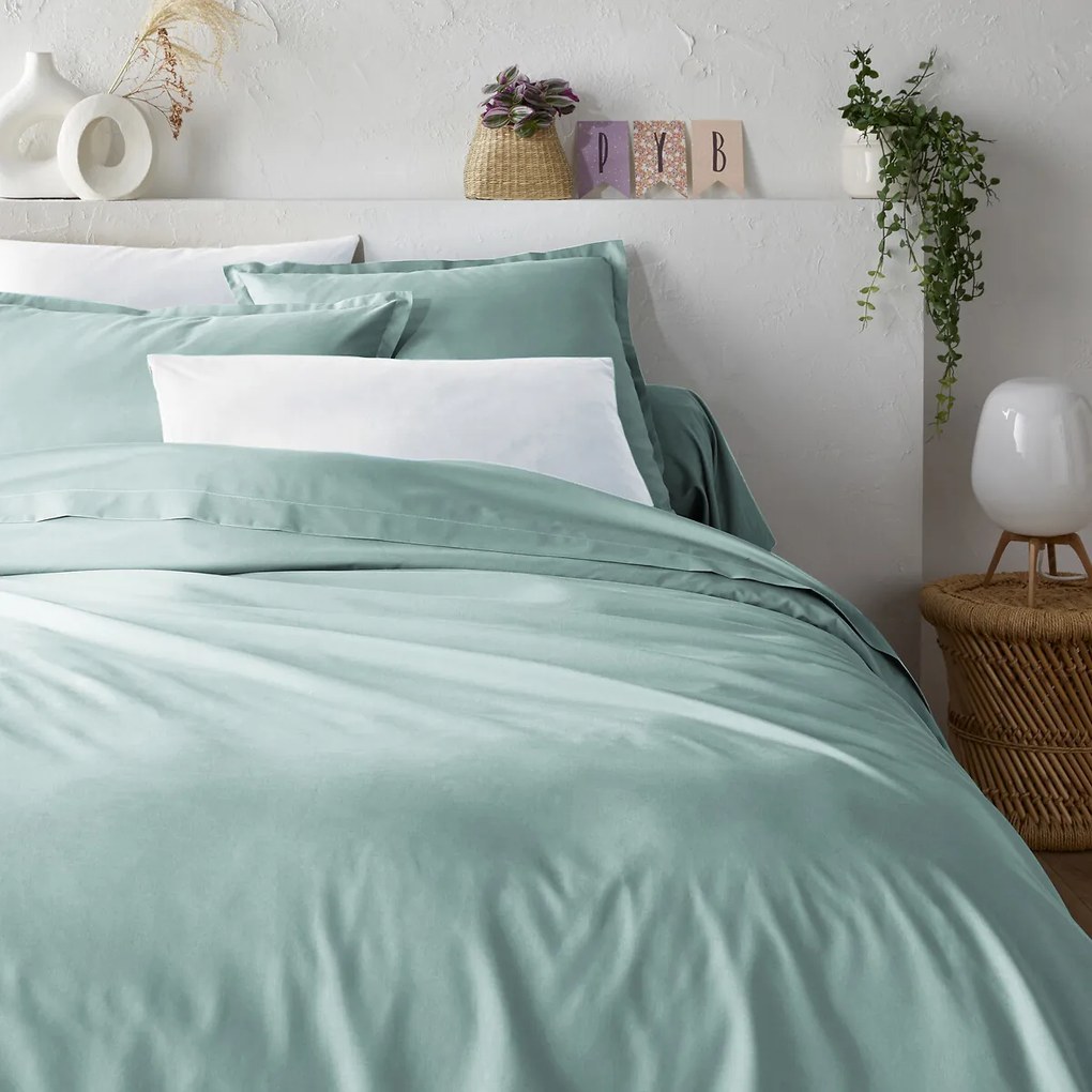 Dekbedovertrek van perkaal katoen, 80 draden, Scenario