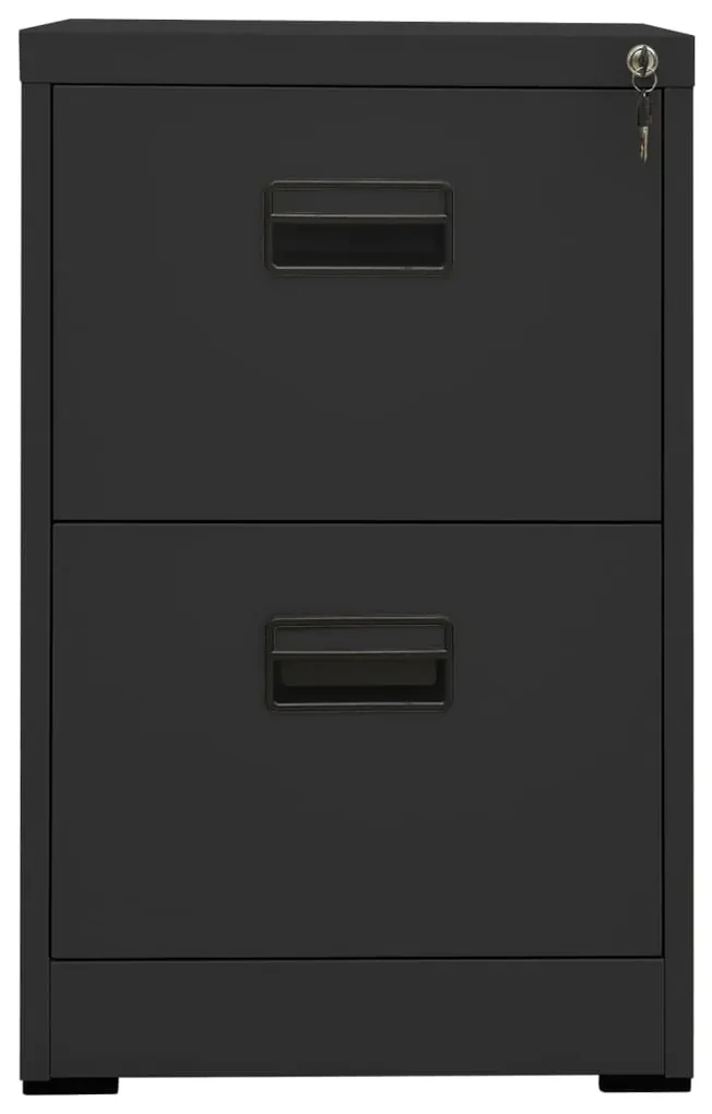 vidaXL Archiefkast 46x62x72,5 cm staal antracietkleurig