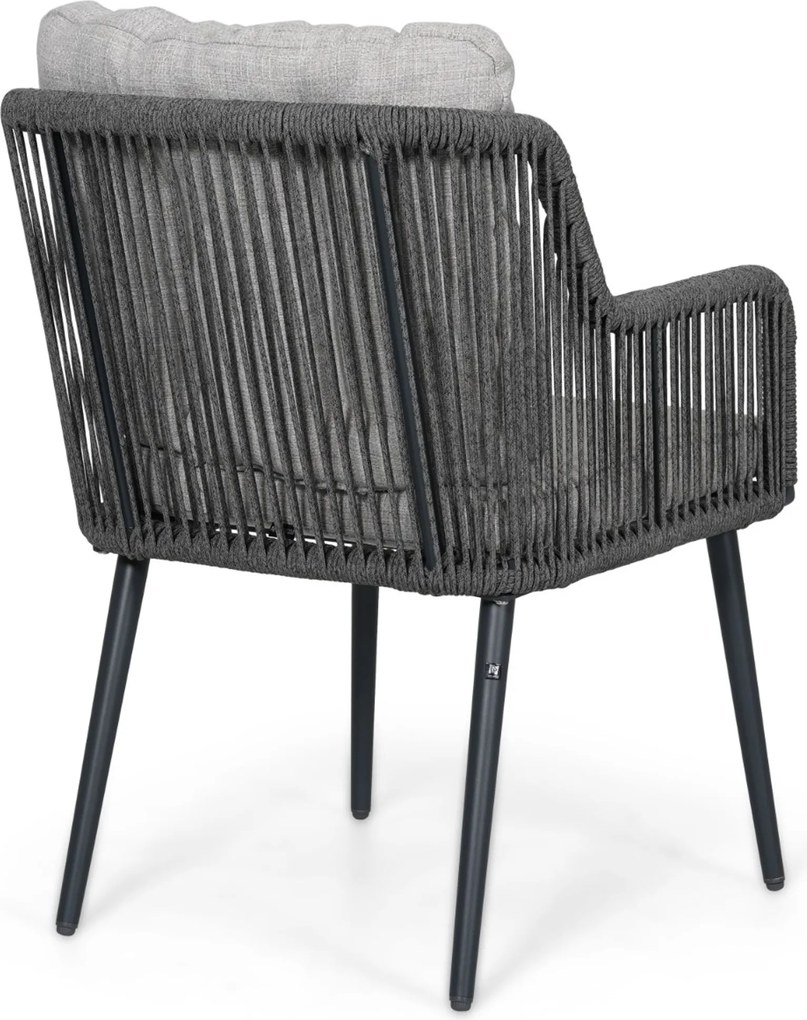 Tuinset 4 personen 200 cm Rope Grijs Lifestyle Garden Furniture Tivoli/Brookline