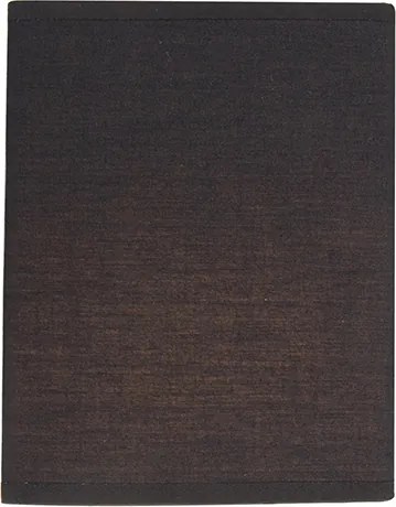 Moderne wandlamp zwart en goud met stoffen kap - Vete