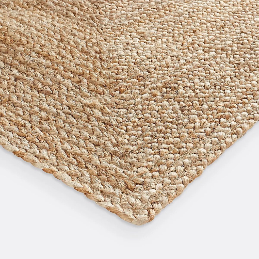 Rechthoekig jute vloerkleed XL, Aftas