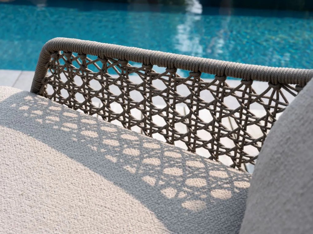 4 Seasons Outdoor Moretti 3-zits loungebank terre SALE Loungebank bruin weerbestendig
