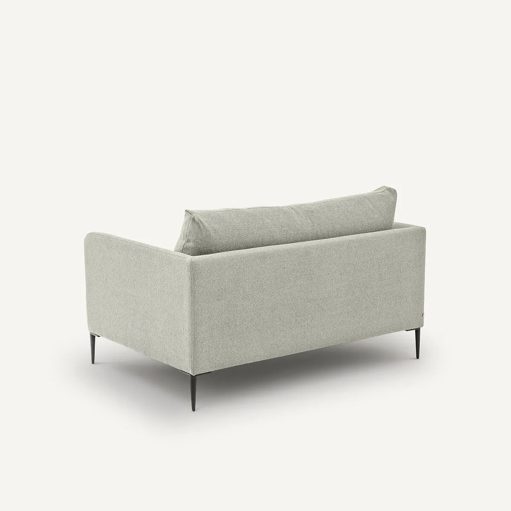 2-zits bank in gemêleerde stof met bouclé-effect Oscar, ontwerp Emmanuel Gallina