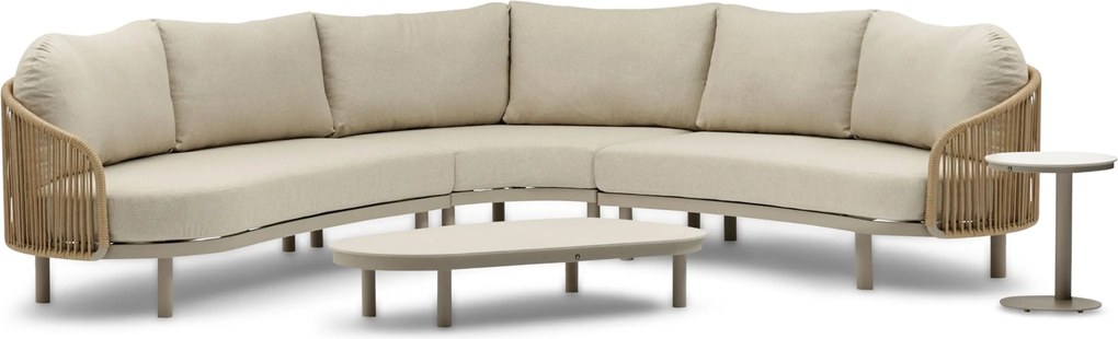 Hoek loungeset 5 personen Rope Zand/Beige  Coco Amici