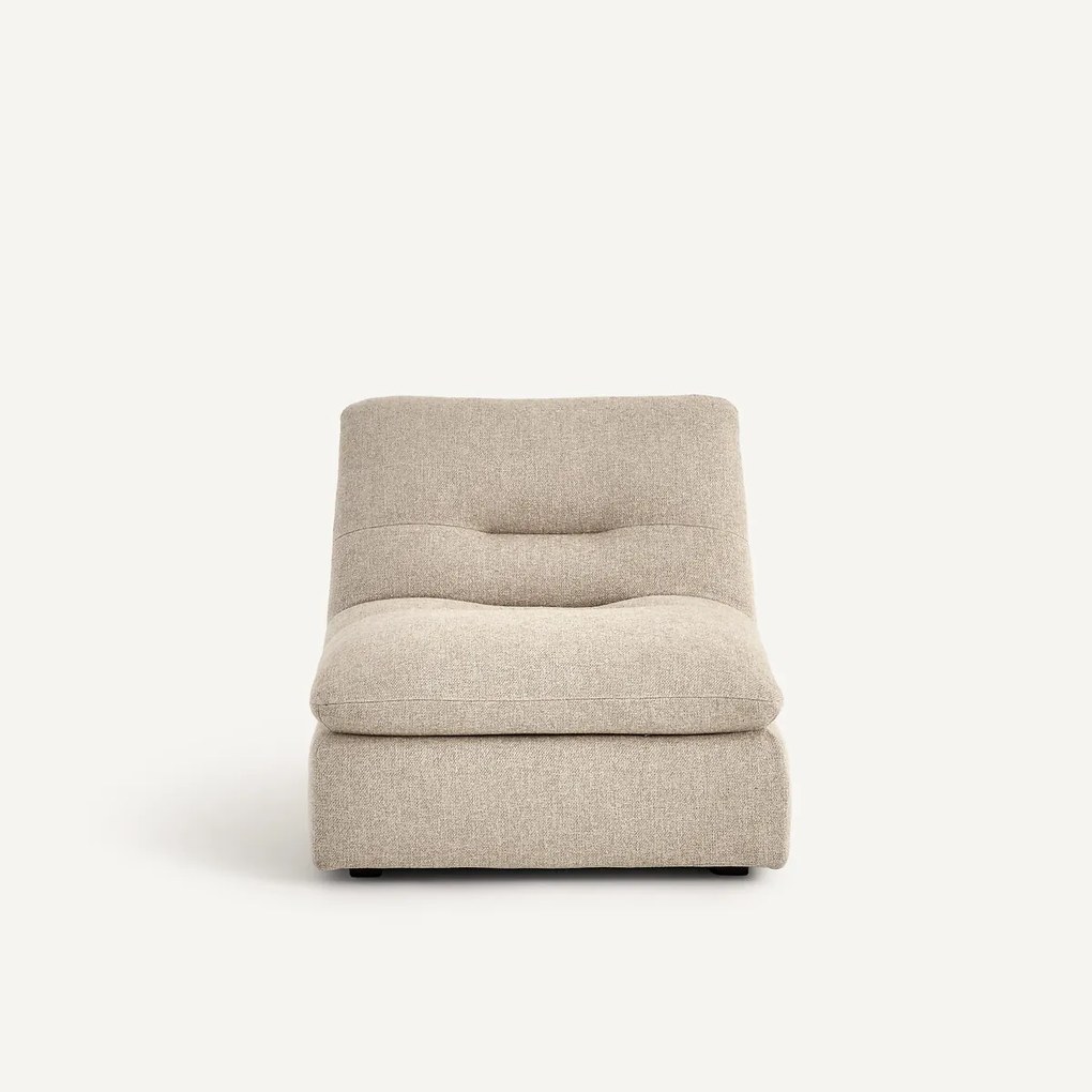 Modulaire loungestoel van katoenmix, Giuliano