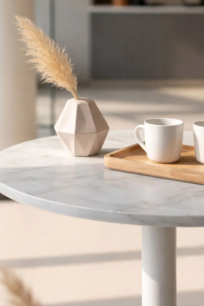 Tafel Firro Rond 70cm Wit