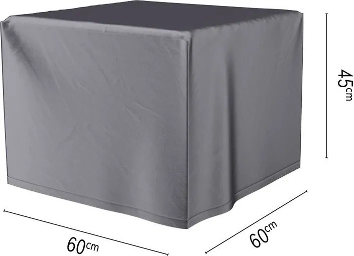 Platinum Aerocover vuurtafelhoes - Ademende hoes voor vuurtafels 60 x 60 x H45cm