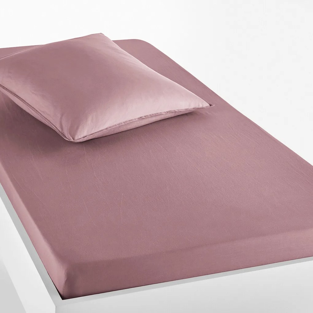 Effen hoeslaken in gewassen katoen, Scenario