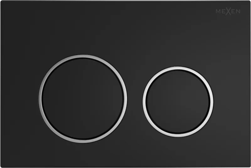 Mexen Fenix 07 XS spoelknop, zwart mat - 600703
